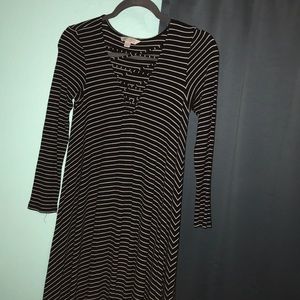 Black and White Striped Dress from American Eagle
